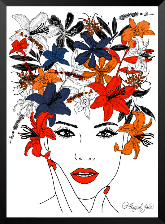 Blooming Thoughts I Fashion Illustration